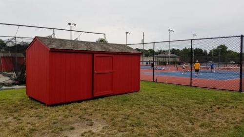 Wall HS Tennis Team Shed