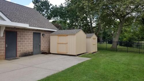 Two sheds for Union Parks and Recreation