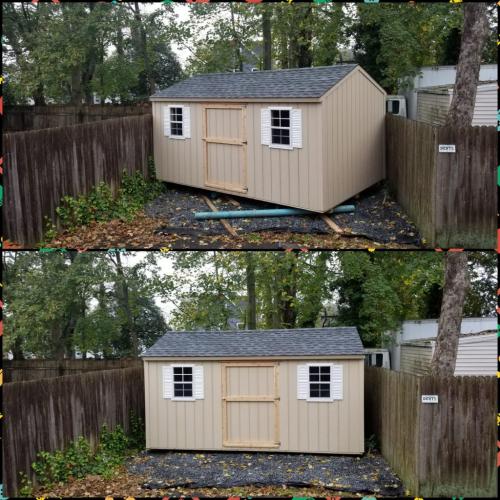 10x16 shed that almost didn't make it