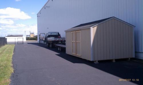 10x16 Utility Shed at Morristown Airport