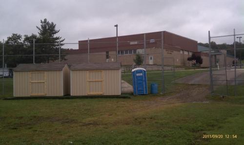 Two Utility Sheds for Montville HS